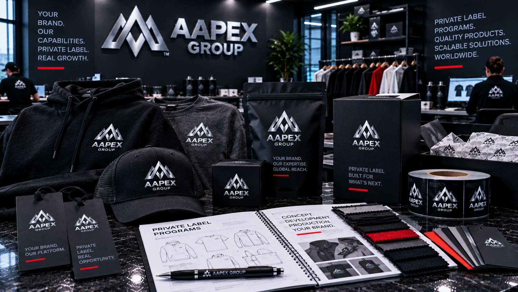 AAPEX Group private label apparel and branded product development