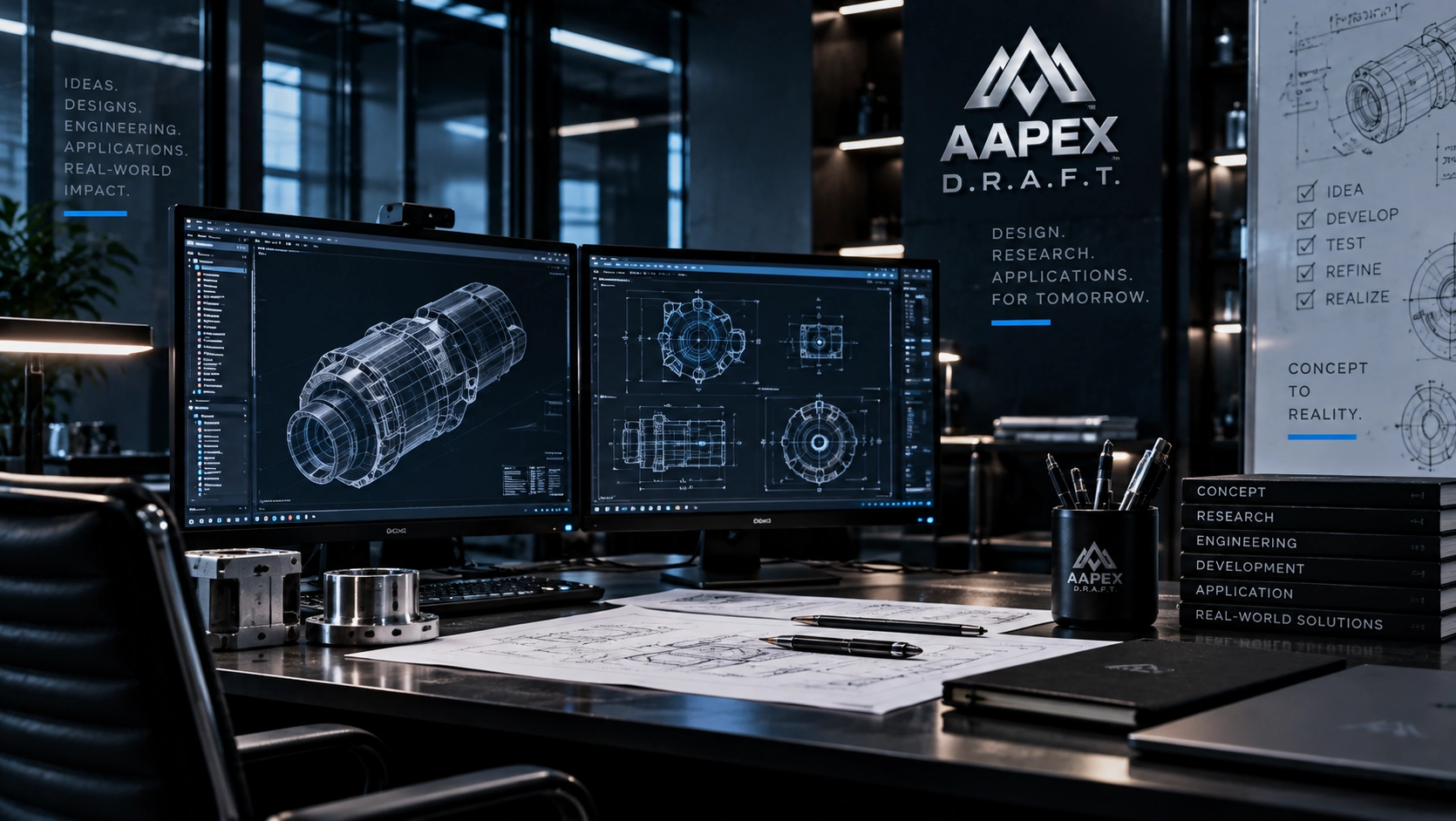 AAPEX D.R.A.F.T. engineering design CAD and product development
