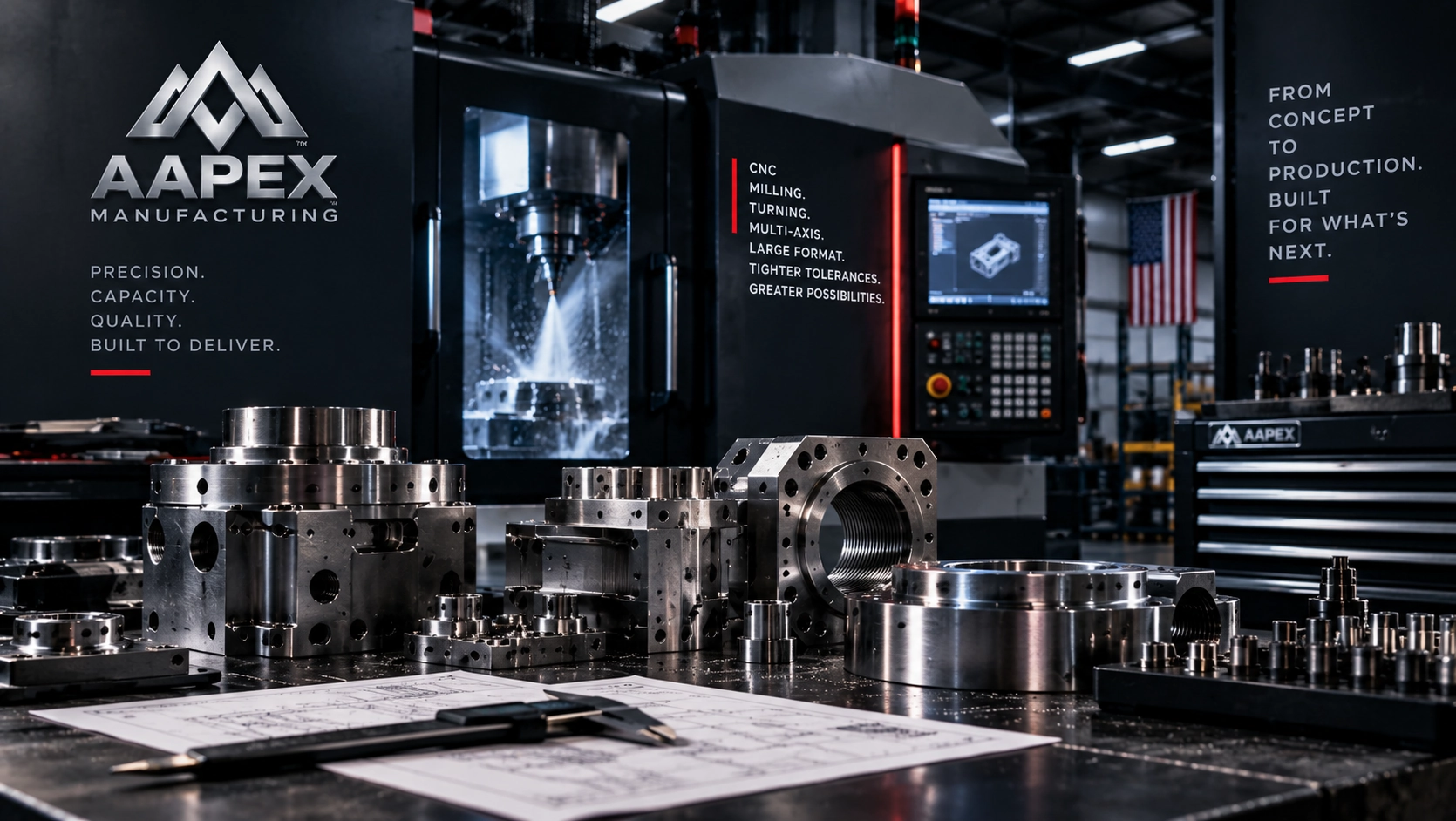 AAPEX Manufacturing precision CNC machining and industrial production